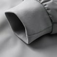 thumbnail image 4 of Winter Jackets for Men Fashion Casual Coat Solid Color Zipper Pockets Long Sleeve Outwear Coat, 4 of 8