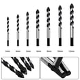 thumbnail image 3 of 8mm Multifunctional Glass Metal Tile Alloy Drill Bit Triangle Drill, 3 of 6