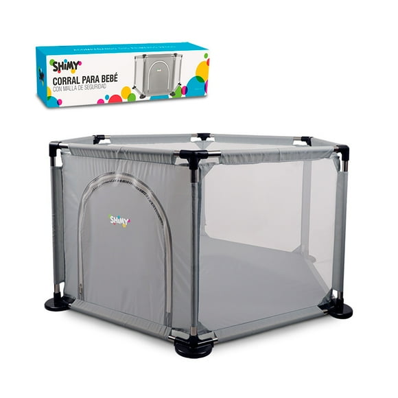 Corral para Bebé Portátil SHIMY para Interiores y Exteriores con Bolsa de Viaje
