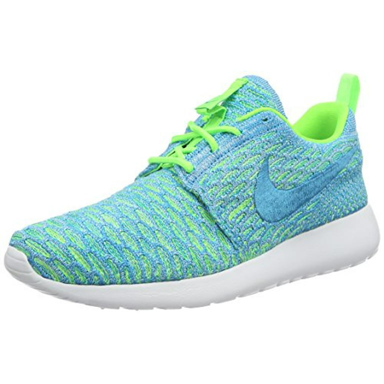 Nike 704927-304: Roshe Flyknit Green Blue Fashion Casual Running Women Size (Electric Green/Bl Lgn Glcr Ic, 7.5 B(M) US) - Walmart.com