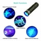 thumbnail image 2 of Linterna UV multifunción Linterna UV portátil Linterna Detector de dinero UV Luz, 2 of 4