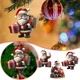 thumbnail image 4 of Christmas Cartoon Santa Claus Pendant Christmas Tree Hanging Oranment New Year 2024 Gift Xmas Tree Decoration for Home Decor, 4 of 5