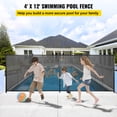 thumbnail image 2 of Valla de piscina VEVOR Seguridad 4 x 12 pies PVC Aluminio, 2 of 9