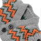 thumbnail image 2 of Vêtements de poupée en peluche motif cochon doux et confortable 20 cm tenue de poupée en peluche manteau pantalon gris et orange, 2 of 4