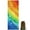 Rainbow Tie Dye, variant on Pastel Cloud Starry Sky Hot Yoga Mat Towel Non Slip for Hot Yoga - Quick-Drying Yoga Mat Cover with 4 Corner Pockets with Travel Bag - Hot Yoga Towel Non Slip Grip Moisture Wicking Sweat 70"x26"