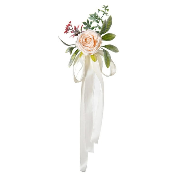 Rústica silla de boda de boda del pasillo de la del pasillo de la del decorativo arreglo flor de banco para fiestas conciertos celebración champán