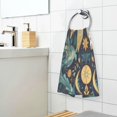 thumbnail image 3 of Yayeee 100% Cotton Hand Towels for Bathroom 16" x 28" Soft Absorbent Kitchen Towel, Brown Mystical Owls, 3 of 7