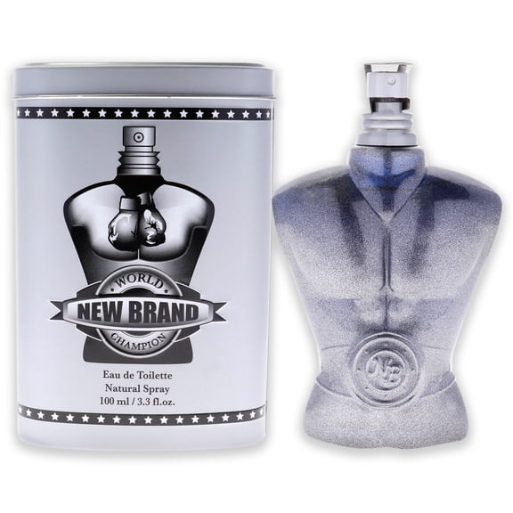 New Brand World Champion Grey, 3.3 oz EDT Spray