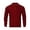 Red, variant on CAIVO Polo Shirts For Men Long Sleeve Lapel Shirt Casual Holiday Shirts Solid Color Classic Fit Golf Tops Stretchy , S