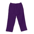 thumbnail image 4 of Women's Wide Leg Pants with Elastic Waist, Lightweight Breathable Loose Trousers for Summer Casual Beach Vacation, Flowy Palazzo, 4 of 7
