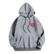 thumbnail image 5 of MHFRRA Sudadera con Capucha Estampada para Uso Diario Sudadera Informal para Mayor Comodidad y Estilo En Actividades Deportivas y de Ocio Gris claro, 5 of 5