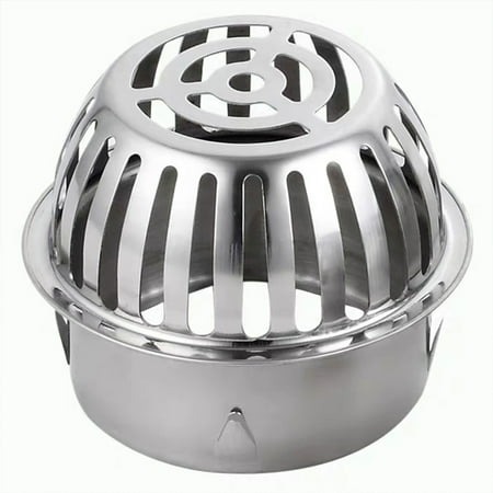 

Gutter Guard Strainer Stainless Steel Sink Anti-Clogging Debris Stopper Fittings Roof Drain Pipe Drain Filter for Leaves New