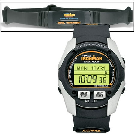 Timex Ironman 50-Lap Heart Rate Monitor Watch