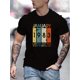 thumbnail image 1 of Trendy Color Block JANUARY 1983 Pattern Print Men's T-shirt, Graphic Tee Men's Summer Clothes, Men's Outfits Tee For Adult, Men, Women, Teen, Teenager, Adolescent, Youth., 1 of 5