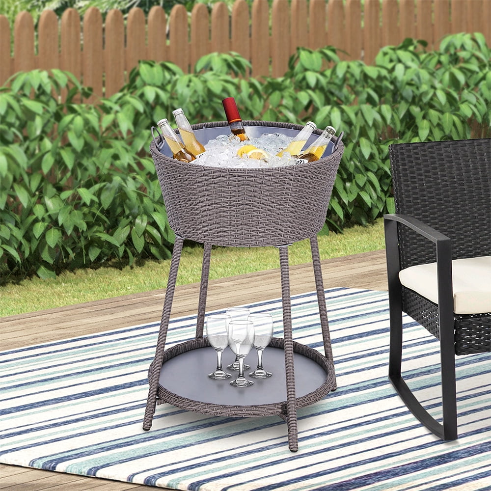 rattan outdoor cooler