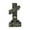 E, variant on Halloween Foam Tombstone Yard Sign, Plastic Standing Cemetery Headstone Decoration, Halloween Indoor Outdoor Grave Prop for Front Yard, Walkway & Entryway