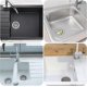 thumbnail image 4 of Kitchen Sink Strainer 80mm, 2pcs Kitchen Sink Stopper With 2 Drain Hair Catcher, Thickened 304 Stainless Steel Universal Kitchen Sink Strainer - SNNGV, 4 of 4