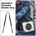 thumbnail image 6 of XYX Case for iPad Air 11 Inch M3 2025/M2 2024 (7th/6th Gen) with Rotating Stand, Shoulder Strap, 2in1 Shockproof Cover, Transparent, 6 of 7