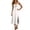 White, variant on Qulqfy Boho Summer Dresses for Women Sleeveless Corset Wedding Guest Maxi Solid Black Wrap Square Neck Tie-up Bow Side Slit Beach Long Dresses 2XL