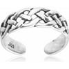Sterling Silver Celtic Knot Adjustable Toe Ring