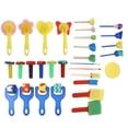 thumbnail image 3 of Foam Brush, Kids Paint Brushes Long Lasting Colorful Portable Safe Non-  For Drawing Tools, 3 of 8