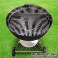 thumbnail image 4 of The Original 'Upper Deck' Stainless Steel Grilling Warming Smoking Rack Charcoal Grill Grate- For Use with 22 Inch Kettle Grills- Charcoal Grilling Accessories and Grill Tools Grill Rack, 4 of 5
