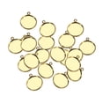 thumbnail image 1 of Bandejas Colgantes Vintage de 20 Piezas - Colgantes en Configuración de Cabujón para de Fabricación dorado, 14mm Sunnimix Joyas de cabujón en blanco, 1 of 8