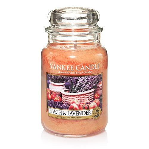 Yankee Candle Peach & Lavender Large Jar Candle, Fresh Scent Walmart