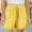 Yellow, variant on ATOGUTA Girls Running Shorts with Pockets High Waisted Kids Sport Shorts for Soccer Basketball Running Yellow, Size 3T-13