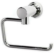 Alno A8766 Infinity Single Post Slide On Solid Brass Hook Style Toilet Paper Holder -