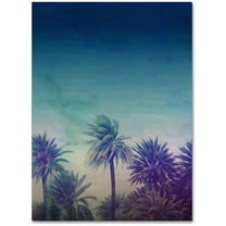 Trademark Fine Art "Palm Paradise" Canvas Art by Leah Flores