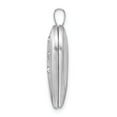 thumbnail image 2 of FB Jewels Sterling Silver Rhodium-plated 20mm D/C Heart Locket, 2 of 5