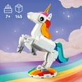 thumbnail image 5 of LEGO Creator 3 in 1 Magical Unicorn - Building Toy Set With 3 Building Options, Unicorn, Seahorse, or Peacock - Learning Toy for Kids, Girls & Boys, Ages 7+ - Easter Basket Stuffers - 31140, 5 of 8