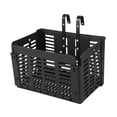 thumbnail image 1 of Bike Basket Wire Mesh Folding Front Handlebar Hanging Basket Pannier, 1 of 8