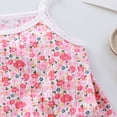 thumbnail image 5 of KEXE Baby Girl Outfits 0-3 Months Baby Girls' Clothing Sets Summer Toddler Girl Clothes Baby Girl Sleeveless Shirt Shorts Set Cute Outfits, 5 of 9
