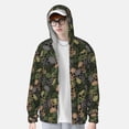 thumbnail image 2 of Kdxio Camouflage Skulls Print Women Men Sun Protection UPF 50+ Jackets Zip Up Long Sleeve Hoodie Hiking Lightweight with Pockets, 2 of 7