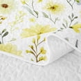 thumbnail image 5 of Manfei Cottagecore Blossom Quilt King 3 Pieces,Vintage Flowers Leaves King Coverlet Set,1 Bedspread and 2 Pillowcases, 5 of 7