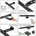 thumbnail image 2 of TEMOGU-Rechargeable Picture Lights with Remote,Full Metal Painting Light Display LED Battery Lamp with 3 Lighting Modes, Dimmable Dartboard Light with Timer for Paintings Potrait, 2 of 4