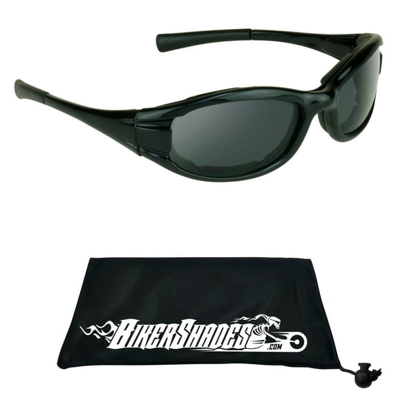 Bikershades Motorcycle Sunglasses Foam Padded PETITE Women, Girls and Boys.