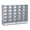 Gray/Coastal Blue, variant on 25 Cubbie-Tray Mobile Storage - without Trays - Purple
