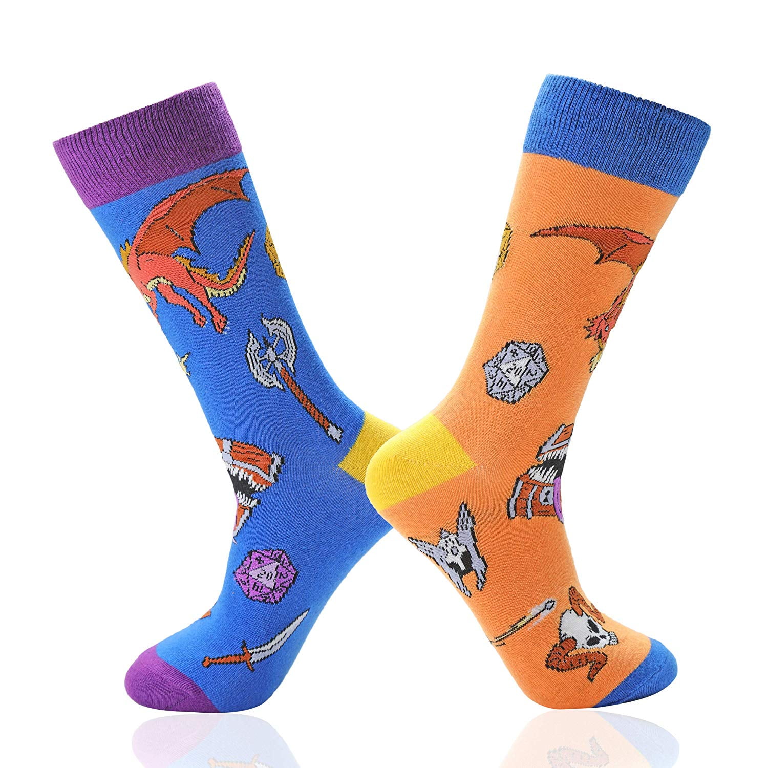INTERESTPRINT Mens Quick Dry Barefoot Aqua Shoes Cute Black Cat Athletic Water Shoes Socks