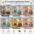 thumbnail image 7 of Beginner-Friendly DIY Lighted Sea Glass-Style Lighthouse Kit, Coastal Mosaic Craft Set with LED Lights, Decorative Pieces, Adhesive, Wood Base, Tools & Instructions, 7 of 7