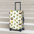 thumbnail image 2 of Lsque Funny Avocado In Mexican Clothes Printed Luggage Cover, Travel Luggage Protector,Scratch and Dirt Resistant, Fits 18-32 Inch Luggage - X-Large, 2 of 9