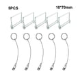 thumbnail image 2 of fastboy 10Pcs Stainless Steel Trailer Square Clips With Matel Ropes Clips Square Clips Lynch Trailer 10*70mm A8066, 2 of 6