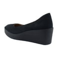 thumbnail image 3 of Vionic Sereno Women's Flats Black Nubuck Leather Size 7.5 W, 3 of 8