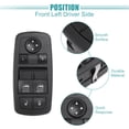 thumbnail image 6 of Unique Bargains Power Window Switch Window Control Switch Fit for Dodge Challenger 2015 No.68183752AE, 6 of 7