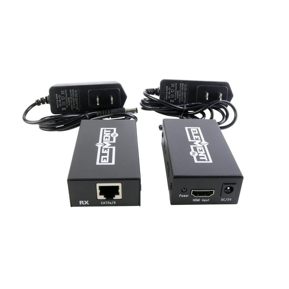 Element-Hz™ HDMI Cable Extender (Over Single CAT5e/6 Cable, Color: Black)