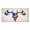 Deer Red White and Blue, variant on Rivers Edge Products Rivers Edge Products 12"x16" License Plate, Fish and Hook