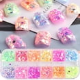 thumbnail image 1 of 3D Holográfica Mariposa Nail Glitter Colors/Set Splarkly Nail Lentejuelas Copos Acrílico Manicura Paillettes Ultrafina Cara Cuerpo Brillos para Nail Art Decoración y Manualidades kaili Sencillez, 1 of 5