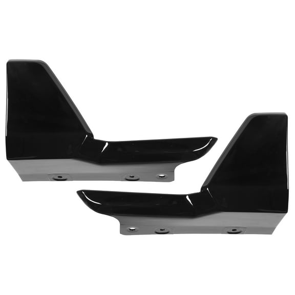 Ikon Motorsports Rear Aprons Compatible With 2019-2025 BMW G05 X5 LCI M Sport 2PCS Rear Bumper Side Splitter Aprons ABS MP Style Gloss Black